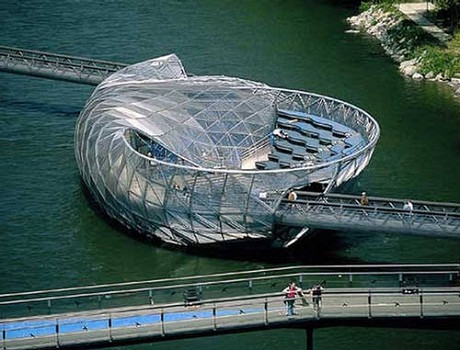 Cầu Đảo Aiola, thành phố Graz, Áo: 