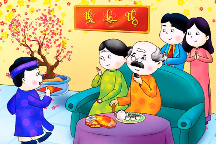 Khi Tết đến xuân sang, thật thú vị khi chúng ta lục tìm những lời chúc, những câu chúc tốt đẹp nhất tới những người thân yêu (Ảnh sưu tầm trên mạng).