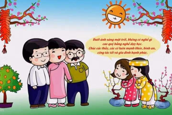 Những lời chúc Tết ý nghĩa dành cho thầy cô