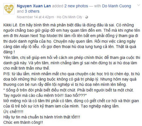 Công ty quản lý người mẫu phản bác lời tố Cong ty quan ly nguoi mau phan bac loi to