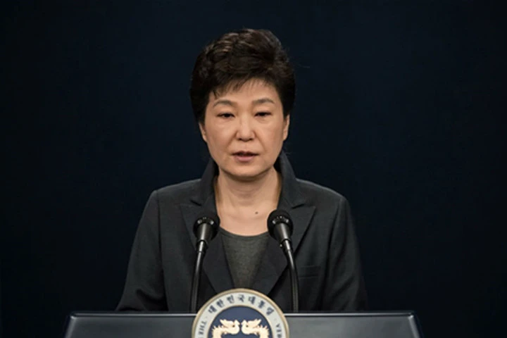 Tổng thống Hàn Quốc Park Geun-hye. Ảnh: Reuters.