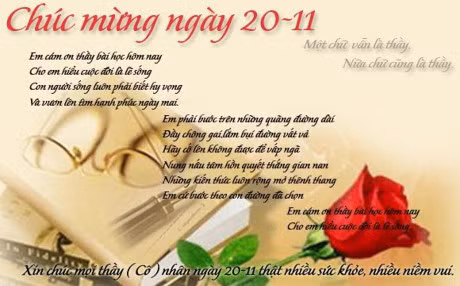 Nhung bai tho hay ngay 20-11 danh tang thay co - Anh 2