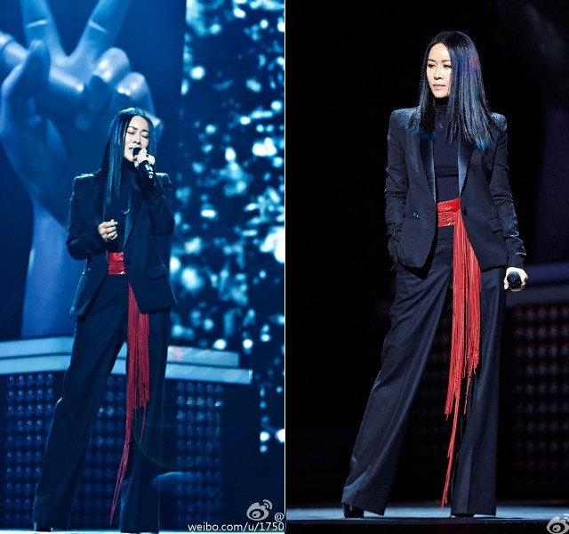 Thời trang ấn tượng của giám khảo The Voice Trung Quốc