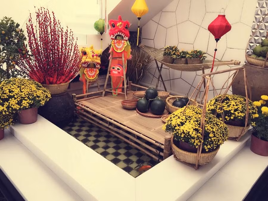 ngoc trinh vui tet trong nha trang trieu do - 2