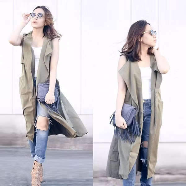 Bụi mà phiêu là điều khiến style của cô nàng Nhật Bản Nerza Sayson nhận được nhiều lời khen ngợi trên mạng xã hội Lookbook tuần này. style-cua-cac-blogger-trong-gio-lanh-dau-mua-11