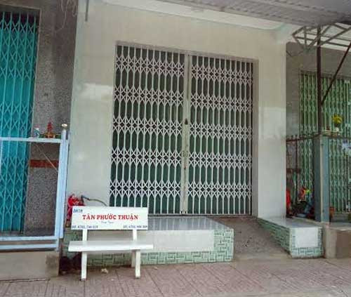 Hiện trường nơi xảy ra sự việc.