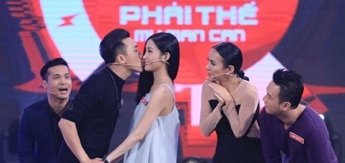 Trấn Thành, Trường Giang thường hôn sao nữ trên truyền hình hình ảnh 8 tran thanh, truong giang thuong hon sao nu tren truyen hinh hinh anh 8
