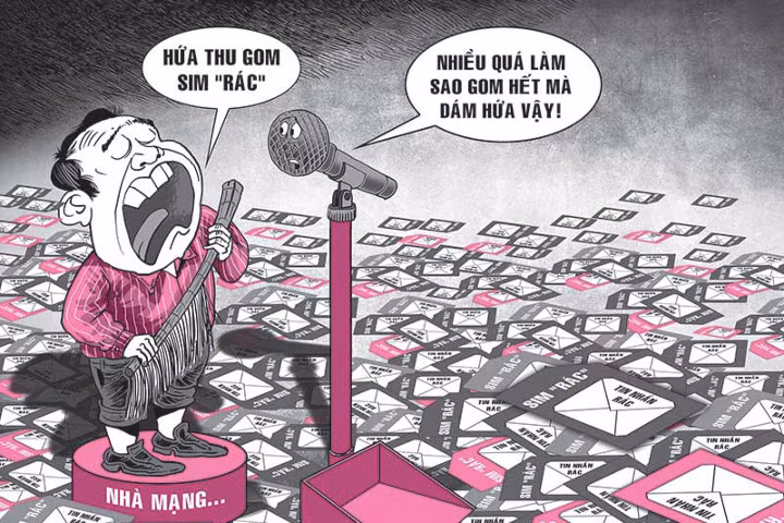 Nhà mạng tuyên bố dẹp, tin rác vẫn tung hoành