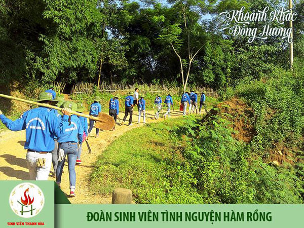 Khoảnh khắc đẹp của những sinh viên tình nguyện xứ Thanh ảnh 9 Khoảnh khắc đẹp của những sinh viên tình nguyện xứ Thanh
