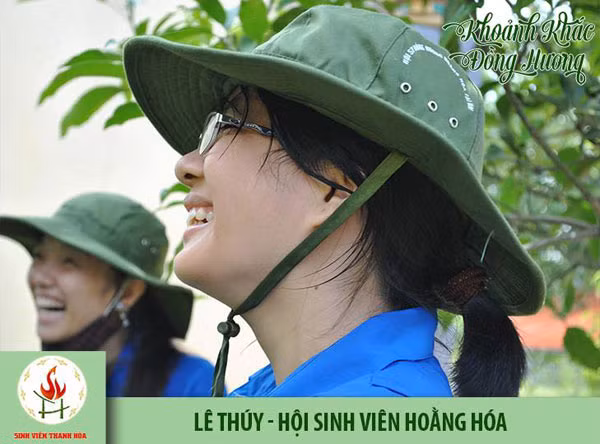 Khoảnh khắc đẹp của những sinh viên tình nguyện xứ Thanh