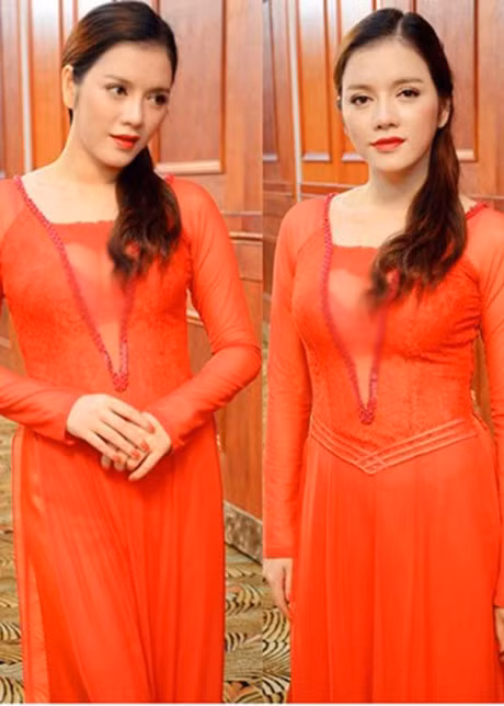 Loat ao dai cach tan bi che phan cam cua sao Viet - Anh 9