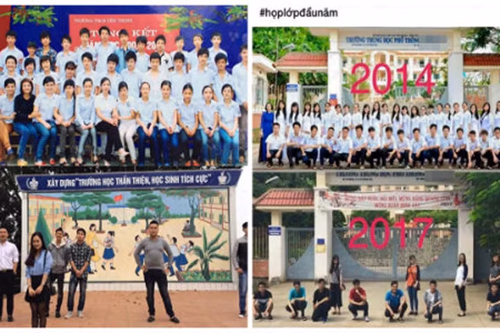 Hài hước loạt ảnh họp lớp đầu năm "tàng hình thành công"