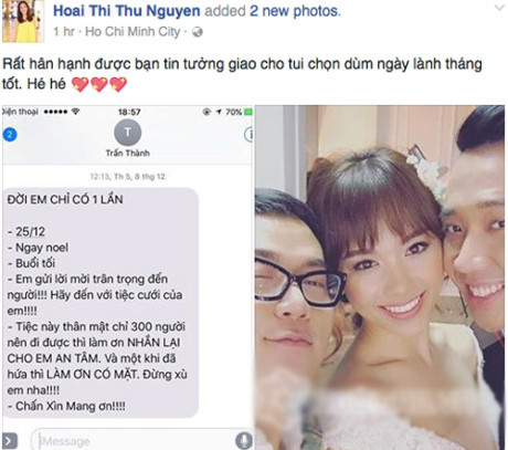 Những vị khách không thể thiếu trong đám cưới Trấn Thành- Hari Won - Ảnh 10 Nhung vi khach khong the thieu trong dam cuoi Tran Thanh- Hari Won - Anh 10