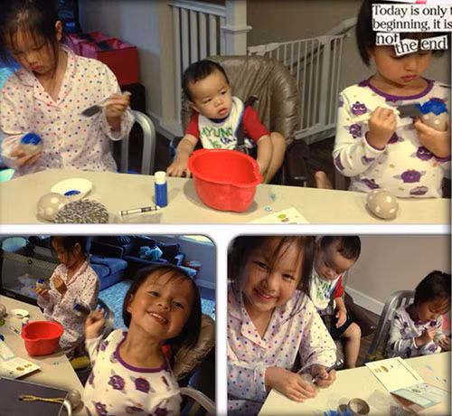 Trái với thông tin cho rằng, Ngọc Thúy không chăm sóc hai con gái, ba bé nhà cô được nuôi dạy khá tốt