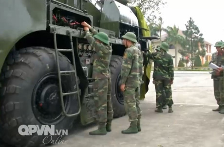 Cận cảnh bệ phóng tên lửa đạn đạo Scud Việt Nam - Ảnh 7 Can canh be phong ten lua dan dao Scud Viet Nam - Anh 7