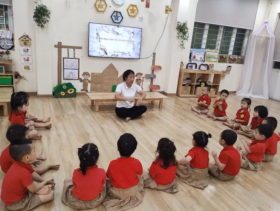 Cô Yến luôn có nhiều sáng tạo trong giảng dạy mang lại hiệu quả giáo dục.