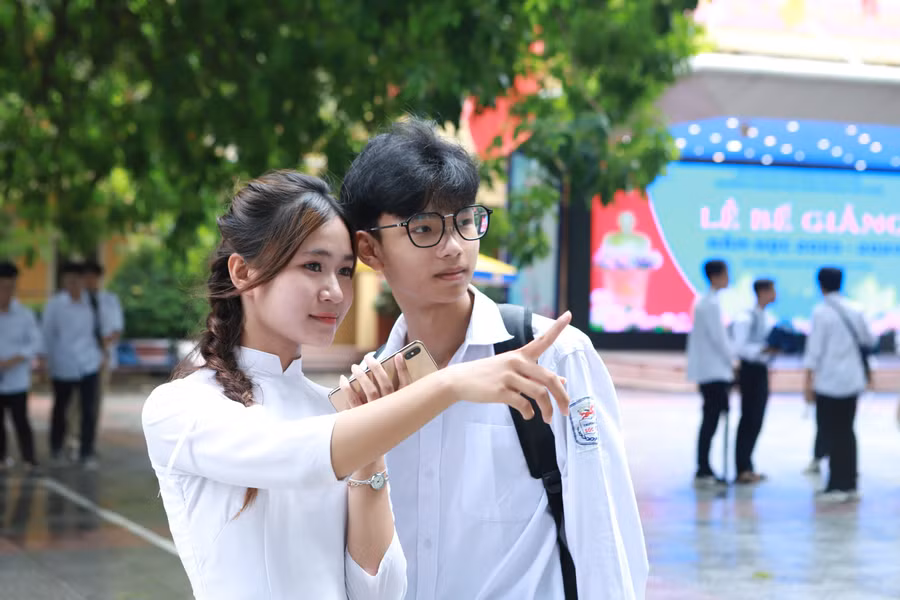 Xây dựng môi trường học đường an toàn, lành mạnh sẽ góp phần phòng ngừa bạo lực học đường. Ảnh: Đình Tuệ.