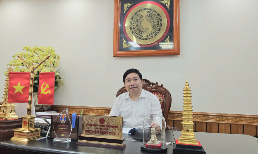 TS Nguyễn Tiến Dũng - Tỉnh ủy viên, Giám đốc Sở GD&ĐT Ninh Bình. Ảnh: Đình Tuệ. ninh-binh-4.jpg