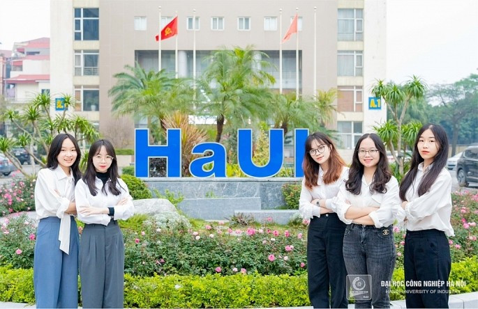 Sinh viên Đại học Công nghiệp Hà Nội. Ảnh: NTCC.