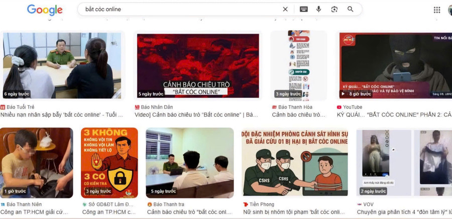 Thời gian qua, nhiều vụ việc liên quan đến bắt cóc online được cơ quan chức năng khám phá, xử lý. lua-dao-1.jpg