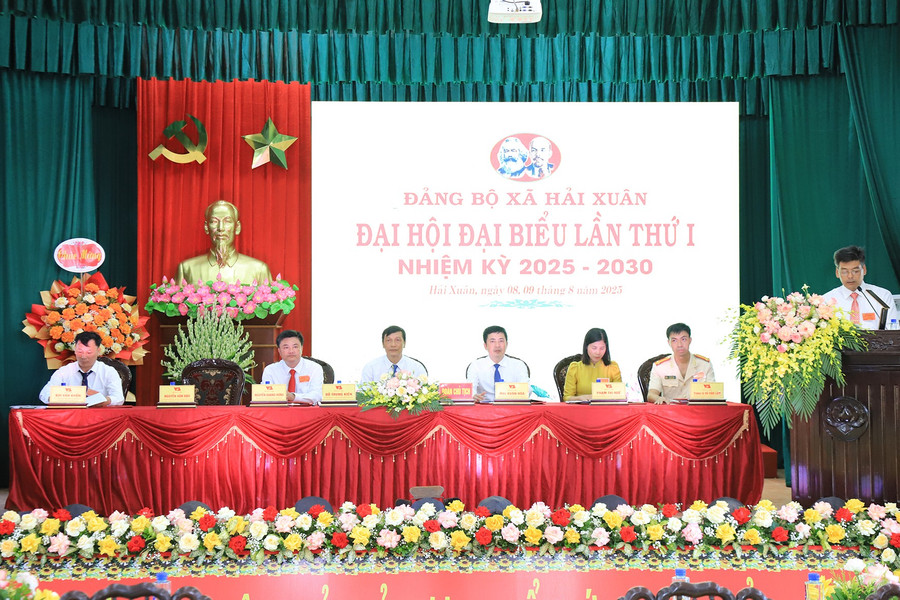 Đảng bộ xã Hải Xuân xác định, giáo dục đào tạo là ưu tiên hàng đầu trong nhiệm kỳ tới. Ảnh: ĐVCC. 27.jpg