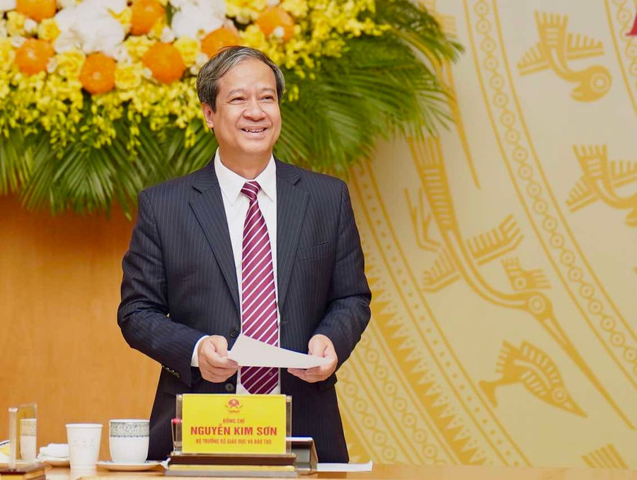 Bộ trưởng Nguyễn Kim Sơn phát biểu bế mạc hội nghị. bt.jpg