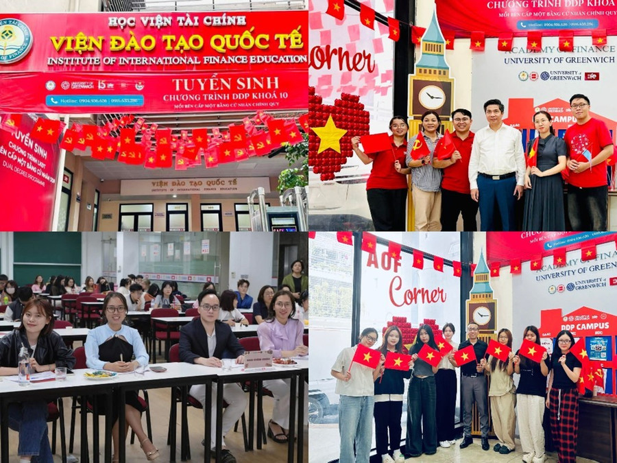 Học viện Tài chính tại Cơ sở số 19 ngõ Hàng Cháo, phường Ô Chợ Dừa, Hà Nội.