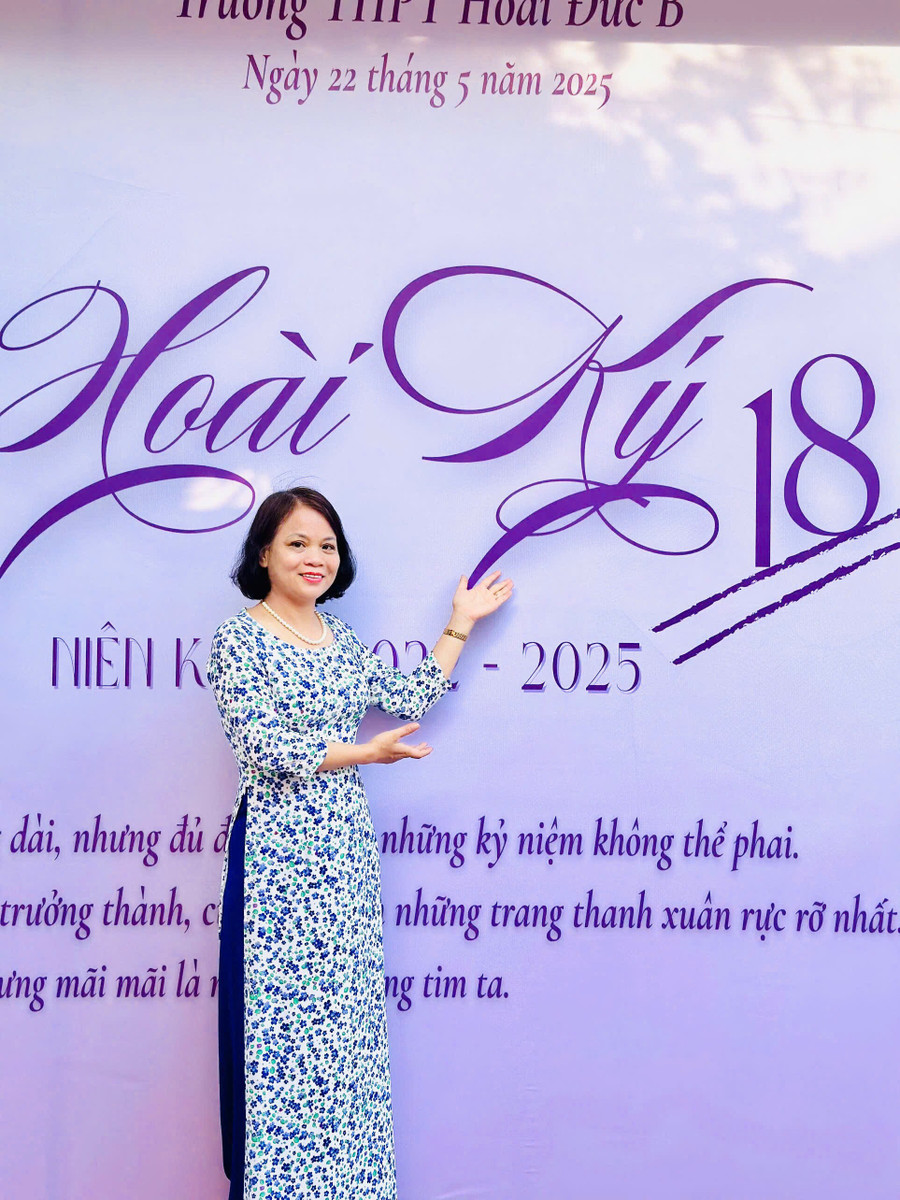 Cô Nguyễn Lan Hương có nhiều năm kinh nghiệm giảng dạy môn Tiếng Anh. Ảnh: Đình Tuệ. co-huong.jpg