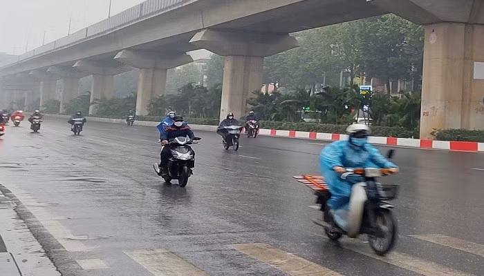 Thời tiết hôm nay 25/1: Bắc Bộ mưa vài nơi, đêm đón không khí lạnh tăng cường