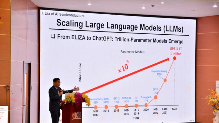 Nhà khoa học, chuyên gia, giảng viên, nhà nghiên cứu trao đổi tại Hội thảo Quốc tế về Bán dẫn.