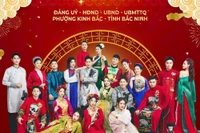 Chương trình nghệ thuật đặc sắc "Xuân Kinh Bắc" với sự quy tụ nhiều ca sĩ nổi tiếng.