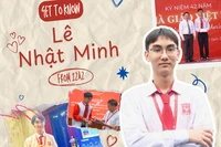 Lê Nhật Minh, học sinh lớp 12A2, Trường THPT Hoàng Long.