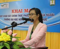 ĐH Nông Lâm Huế khai mạc đợt khảo sát chính thức phục vụ đánh giá ngoài ảnh 5