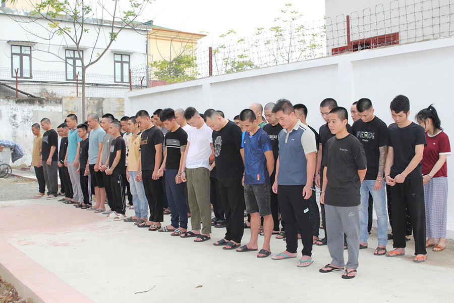 Băng nhóm lừa đảo xuyên quốc gia bị bắt giữ. (Ảnh: CANA)