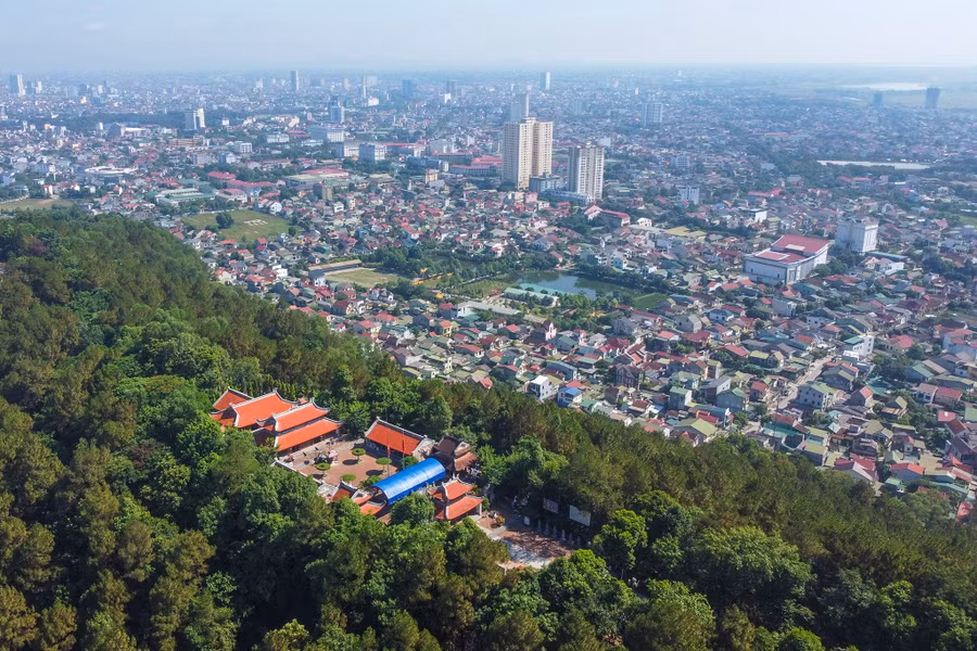 Đền thờ vua Quang Trung ở TP Vinh, Nghệ An. (Ảnh: Phạm Tâm)