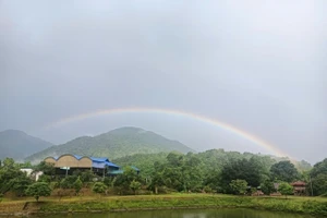 Một góc Sín Thầu sau cơn mưa. (Ảnh: Nu Xò).