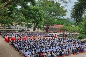 Một góc sân trường.