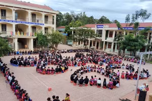 Hoạt động ngoài giờ của học sinh nhà trường.