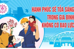Hạnh phúc sẽ "tỏa sáng" trong gia đình không có bạo lực.