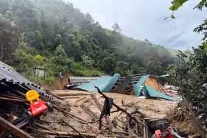 Nhiều khu vực tại Điện Biên bị ảnh hưởng nặng nề bởi trận lũ quét kinh hoàng xảy ra vào hồi cuối tháng 7, đầu tháng 8/2025. (Ảnh tư liệu).