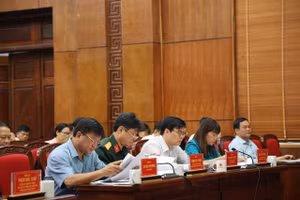 Các đại biểu dự hội nghị.