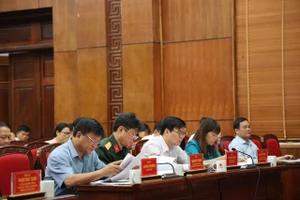 Các đại biểu dự hội nghị.