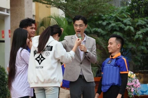 Học sinh tham gia trải nghiệm.