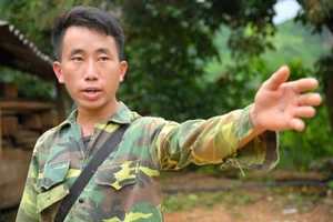 Chân dung "người hùng" Mùa A Thi (Ảnh: Diệp Chi).