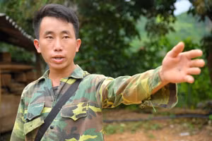 Chân dung "người hùng" Mùa A Thi (Ảnh: Diệp Chi).