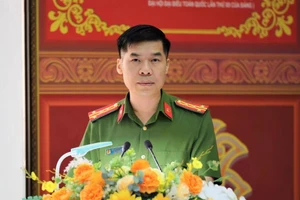 Đại tá Cao Minh Huyền - Giám đốc Công an tỉnh Lào Cai.