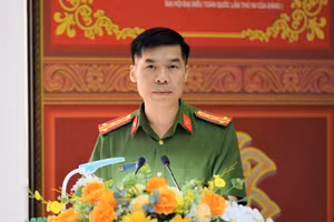 Đại tá Cao Minh Huyền - Giám đốc Công an tỉnh Lào Cai.