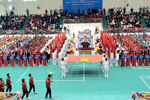 Toàn cảnh lễ khai mạc Đại hội TDTT.