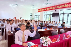 Đảng bộ xã Nà Bủng thống nhất thông qua các mục tiêu phát triển trong nhiệm kỳ 2025-2030.