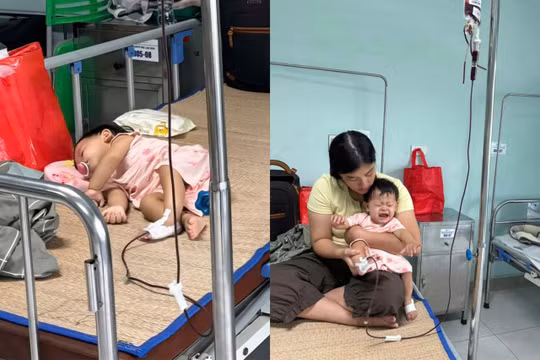 Ngằn ngặt tiếng khóc của bé mới 7 tháng tuổi đã bị bệnh tật đọa đày